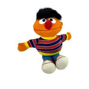 Ernie Sesame Street Plush Toy Vintage Applause 1990s Muppets Jim Henson Unisex